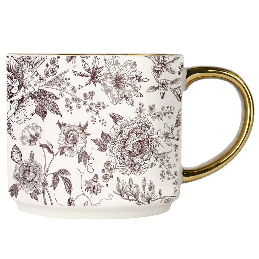 PRE ORDER 2 WEEK TAT / Brown Delft Coffee Mug - Fall Decor & Gifts