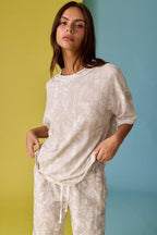 PT51002 - CAMO RIBBED LOOSE FIT SHIRT