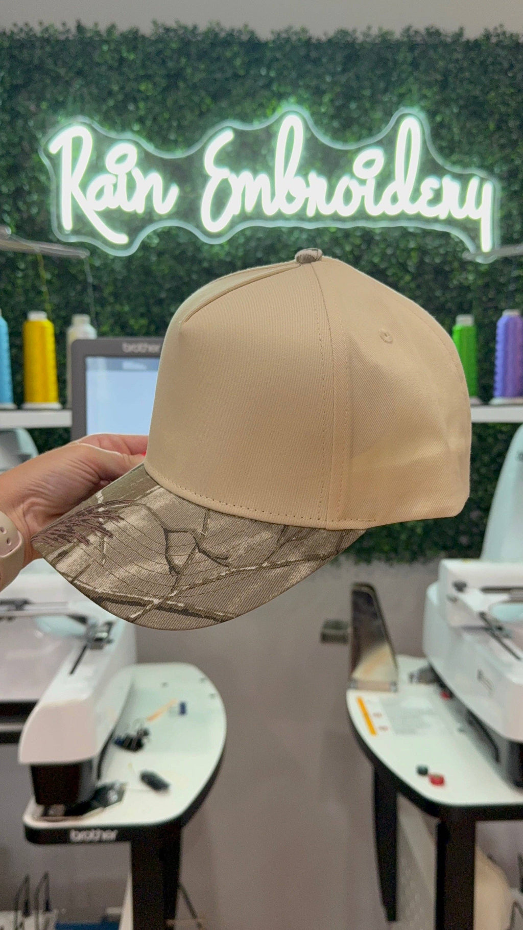 Camo Bill Trucker Hat (blank)