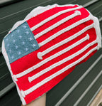 Flag boxy tee patchwork 4th of july best seller