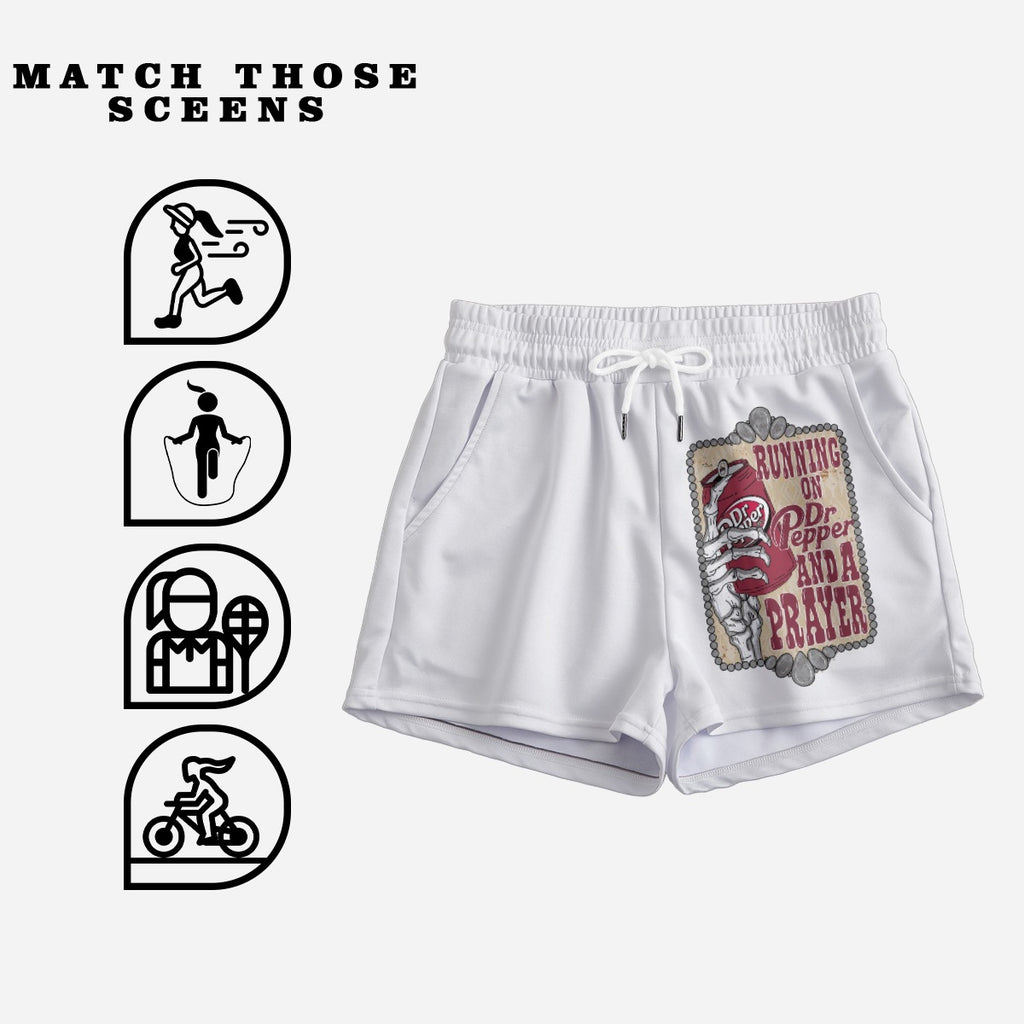 Running on Pepper & a prayer Women's Casual Shorts