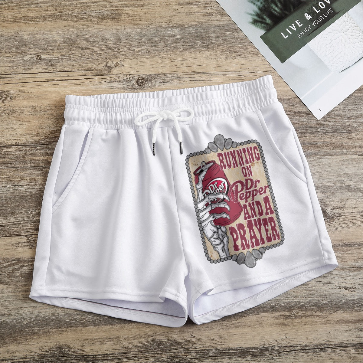 Running on Pepper & a prayer Women's Casual Shorts
