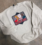 Lucky girl checker collage Tee or Sweatshirt