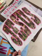 Camo Jesus hot pink outline tee or sweatshirt