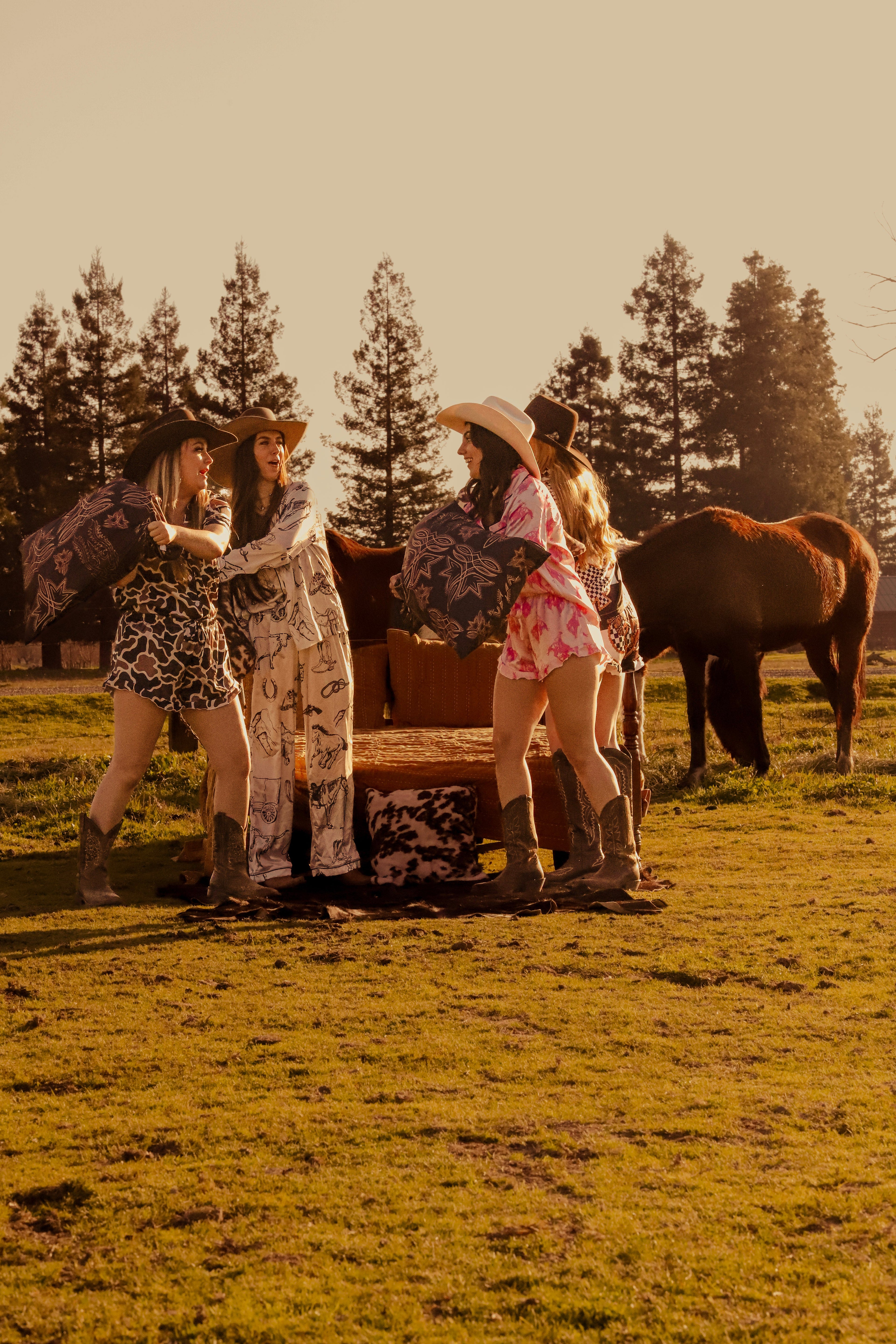 Cowboy Pajamas Pant Set