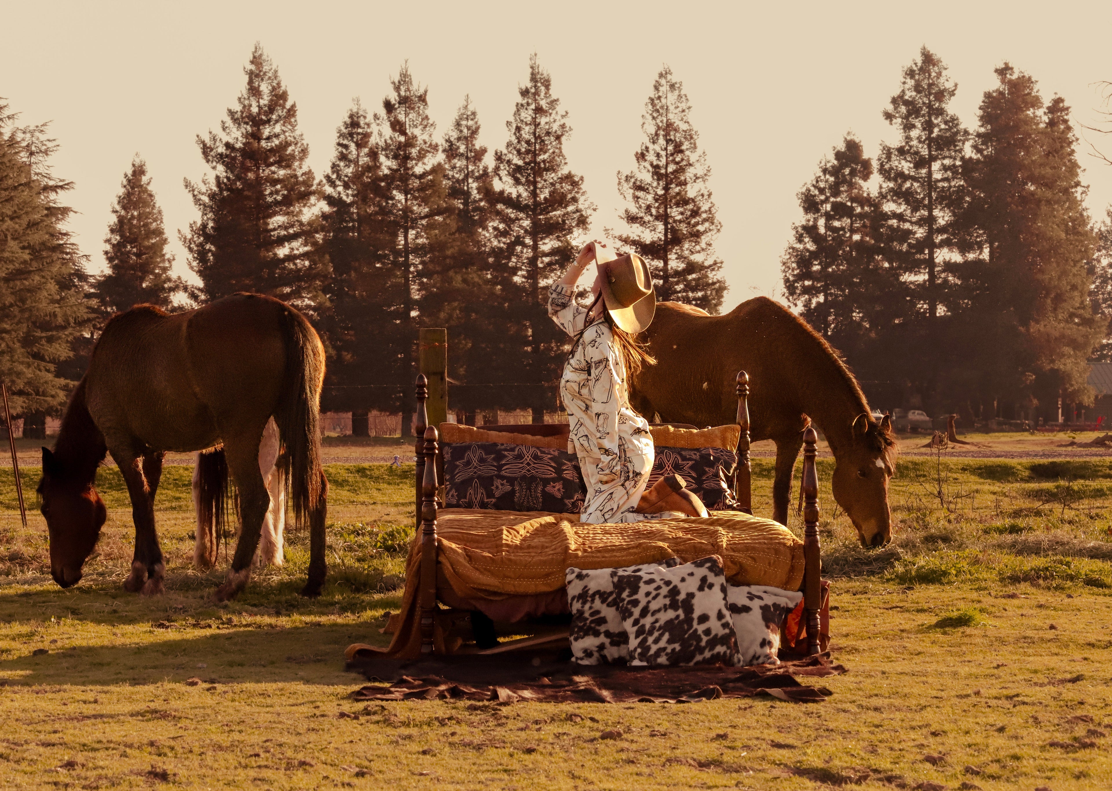 Cowboy Pajamas Pant Set