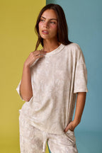 PT51002 - CAMO RIBBED LOOSE FIT SHIRT