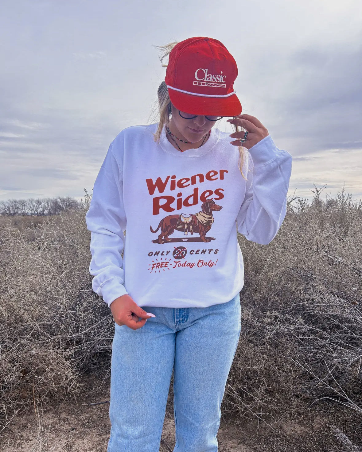 Wiener rides sweatshirt PRE ODER (3 week turnaround time)