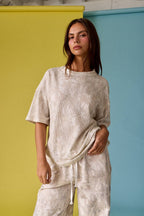 PT51002 - CAMO RIBBED LOOSE FIT SHIRT