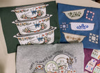 Thrifty, vintage designs surprise tee or crew   - WE DESIGN IT