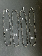 Sterling Silver Medicine Man Eye Paperclip Chain – 18”
