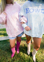 Howdy - Camo Vintage Crew-Neck Sweatshirt