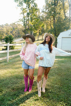 Howdy - Camo Vintage Crew-Neck Sweatshirt