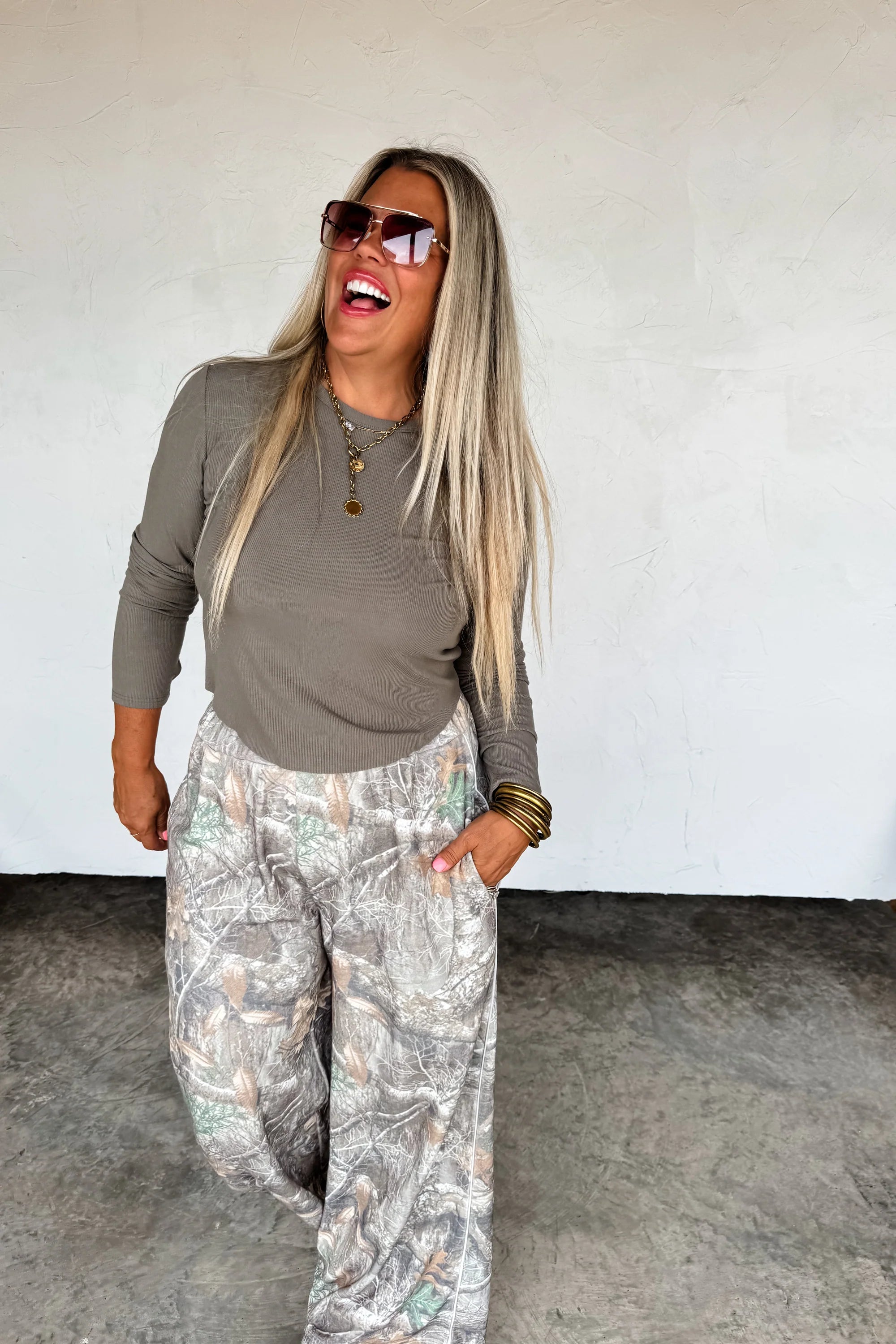 DRIFT AWAY WIDE LEG JOGGERS