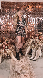 Duck Camo Hunting Candy Heart Silky Pajama Set