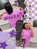 Bearkats custom varsity back tee or crewneck