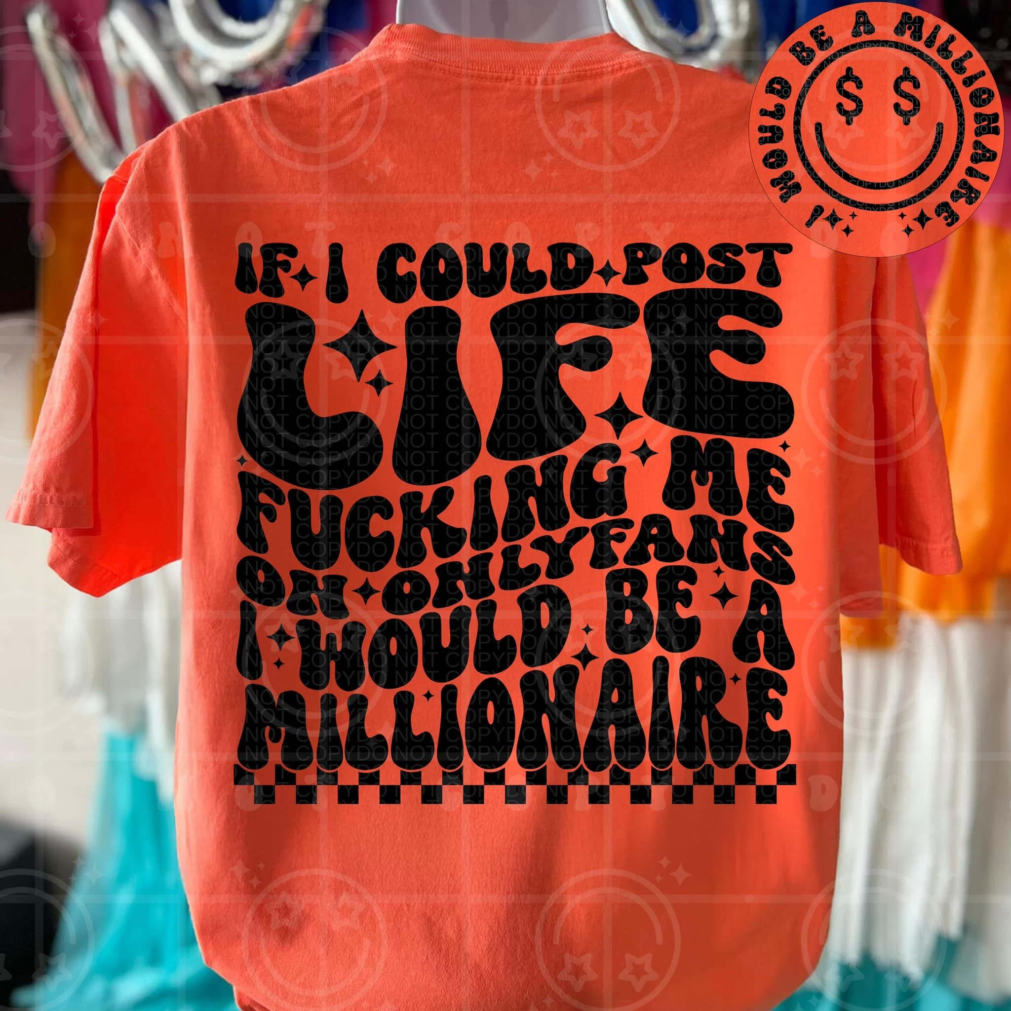 If I could post life tee