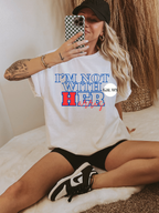 I'm not with her/arris tee