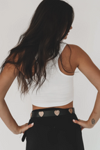 Howdy Fitted Cropped Rodeo Tank Top