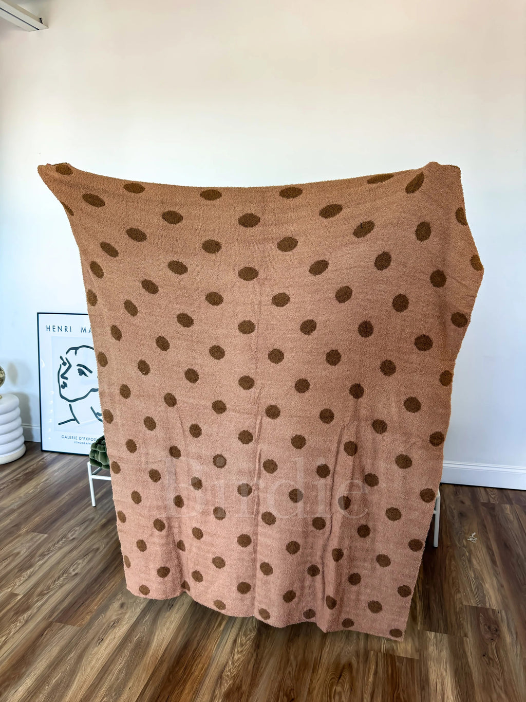 PREORDER Reversible Blanket in Butter Rum Dot / ETA end of September