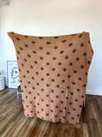 PREORDER Reversible Blanket in Butter Rum Dot / ETA end of September