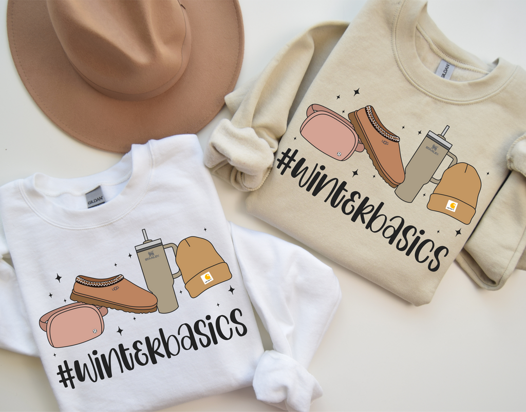 #Winterbasics design tee or Sweatshirt