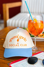 'Aperol Spritz Social Club' Snapback Trucker Hat