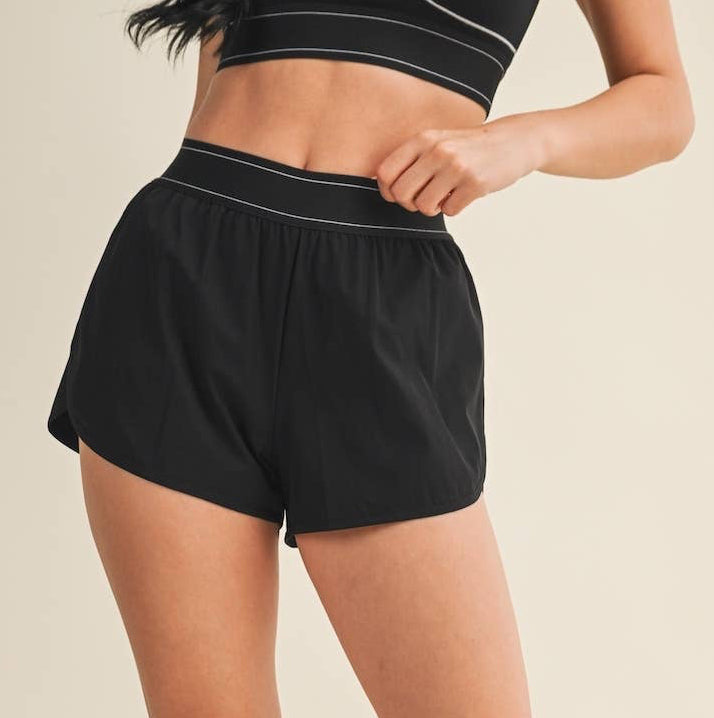 Lightweight Shorts with Elastic Waistband