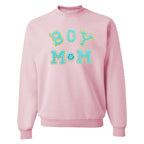 Boy Mom Letter Patch Sweatshirt