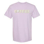 Coffee Heart Letter Patch Comfort Colors T-Shirt