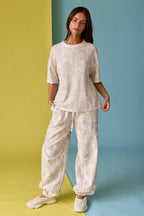 PT51002 - CAMO RIBBED LOOSE FIT SHIRT