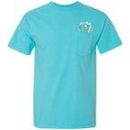 Embroidered 'Floral Pocket' Pocket T-Shirt