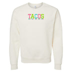 Embroidered Tasseled 'Tacos' Sweatshirt