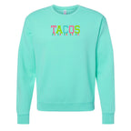 Embroidered Tasseled 'Tacos' Sweatshirt
