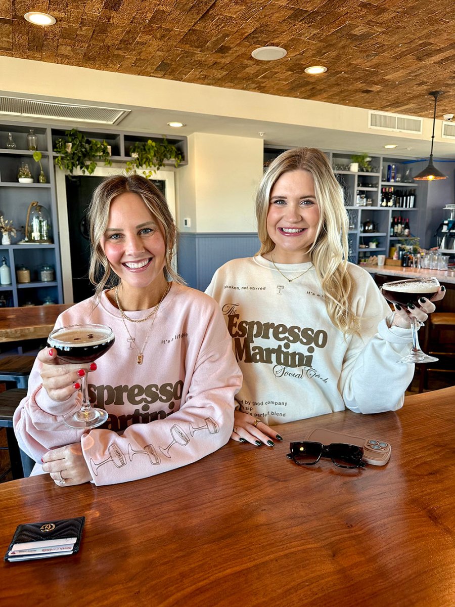 ‘Espresso Martini Social Club' Crewneck Sweatshirt