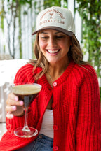 'Espresso Martini Social Club' Snapback Trucker Hat