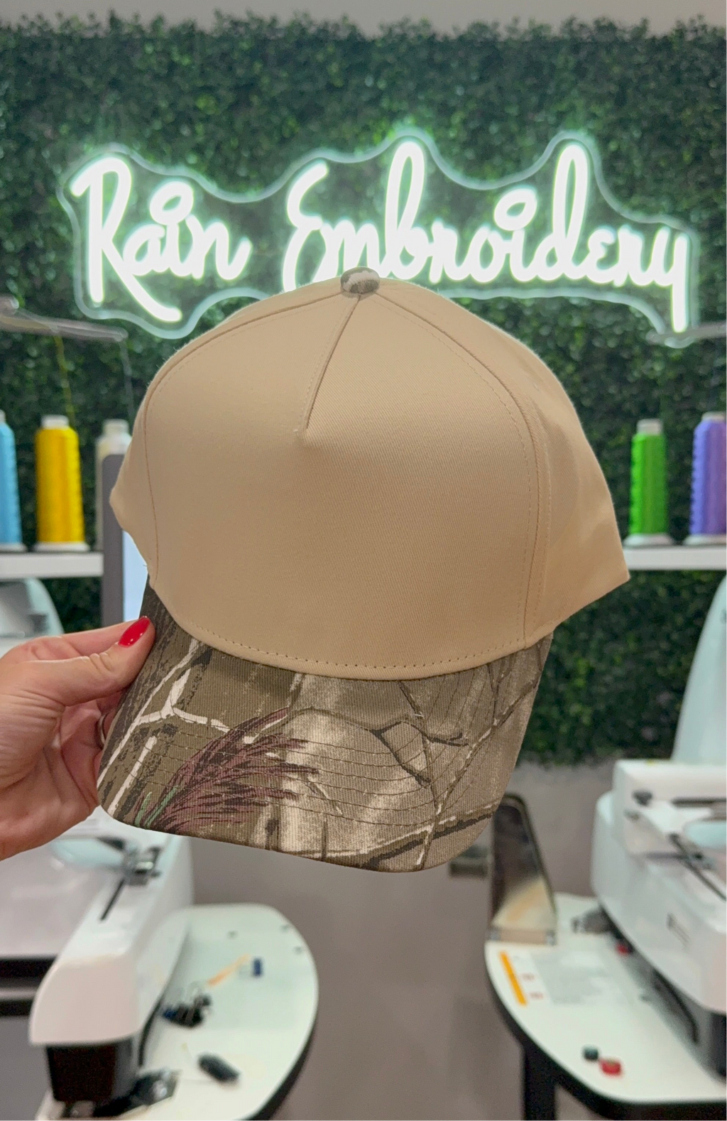 Camo Bill Trucker Hat (blank)