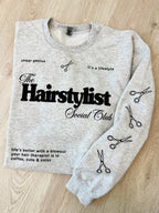 ‘Hairstylist Social Club' Crewneck Sweatshirt