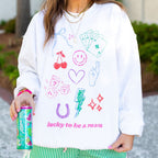 ‘Lucky Mom Dopamine Doodles’ Sweatshirt
