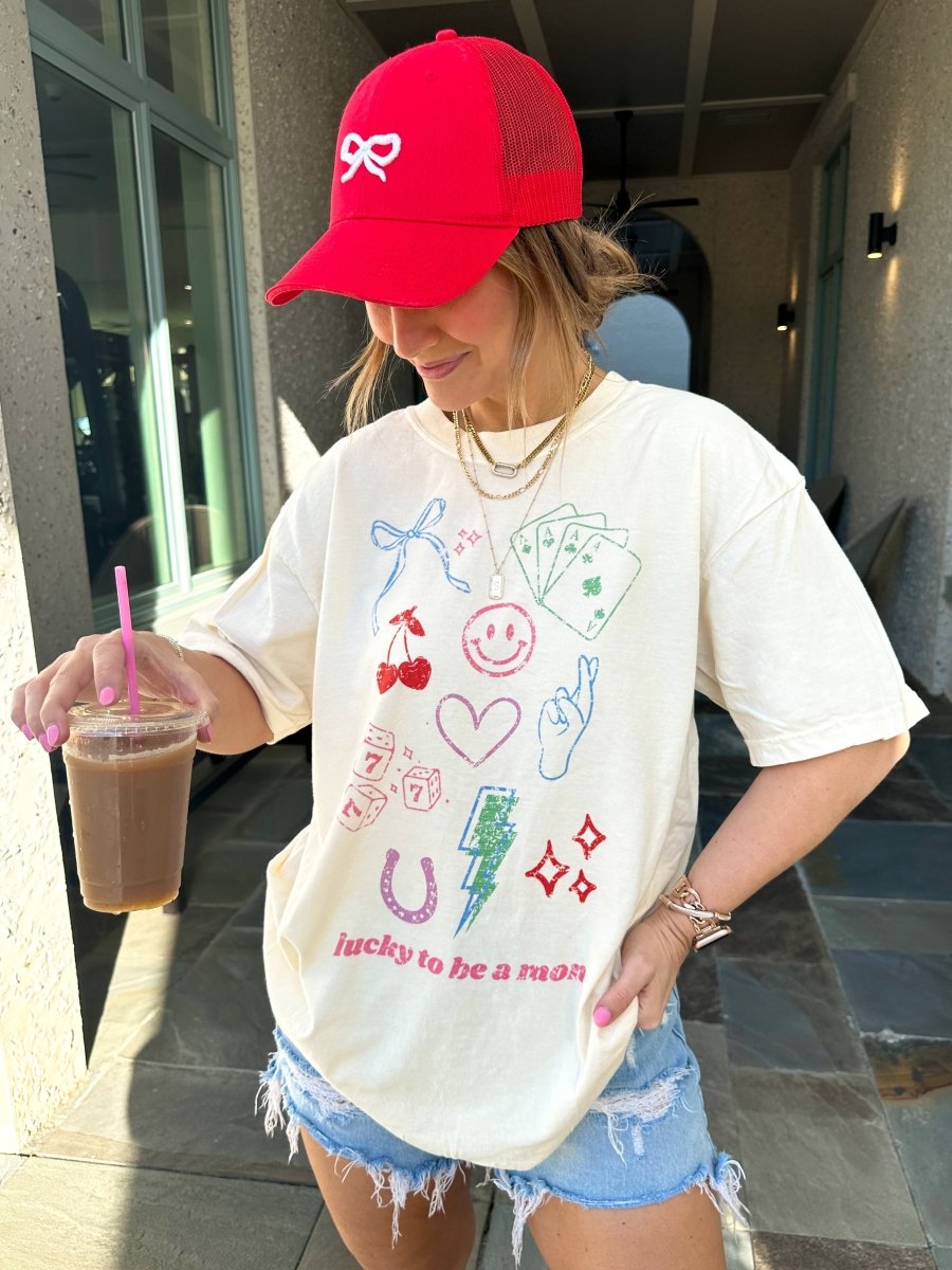 'Lucky Mom Dopamine Doodles' T-Shirt