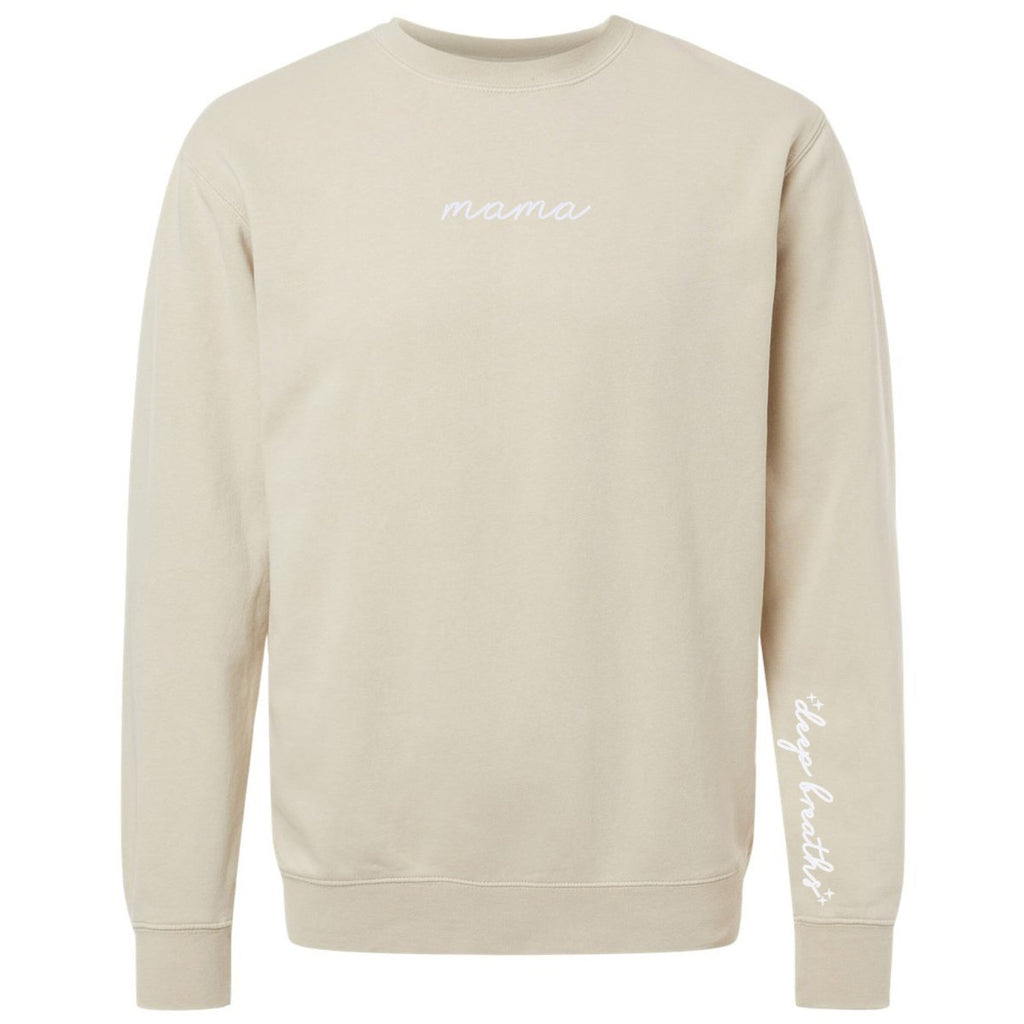 Mama 'Deep Breaths Reminder' Cozy Crew