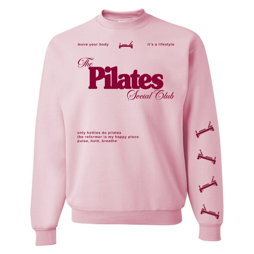 ‘Pilates Social Club' Crewneck Sweatshirt