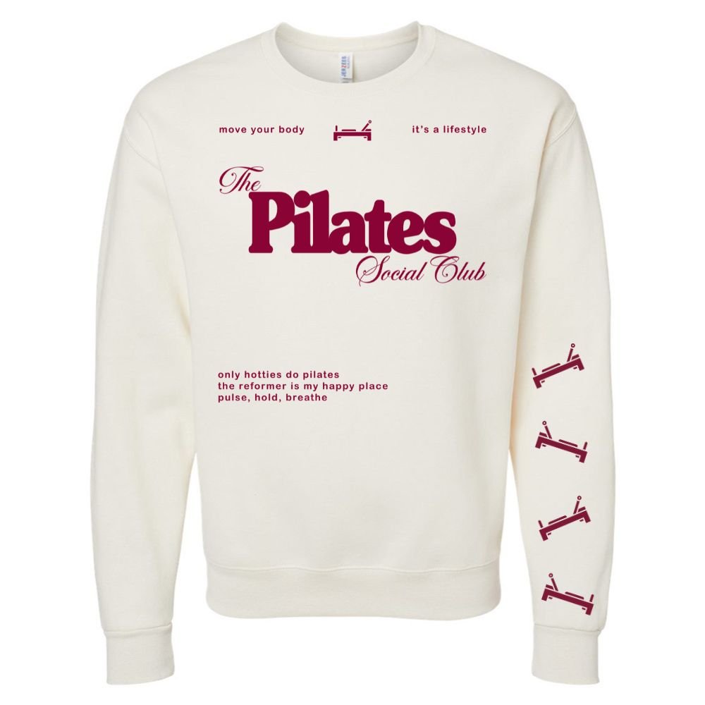 ‘Pilates Social Club' Crewneck Sweatshirt