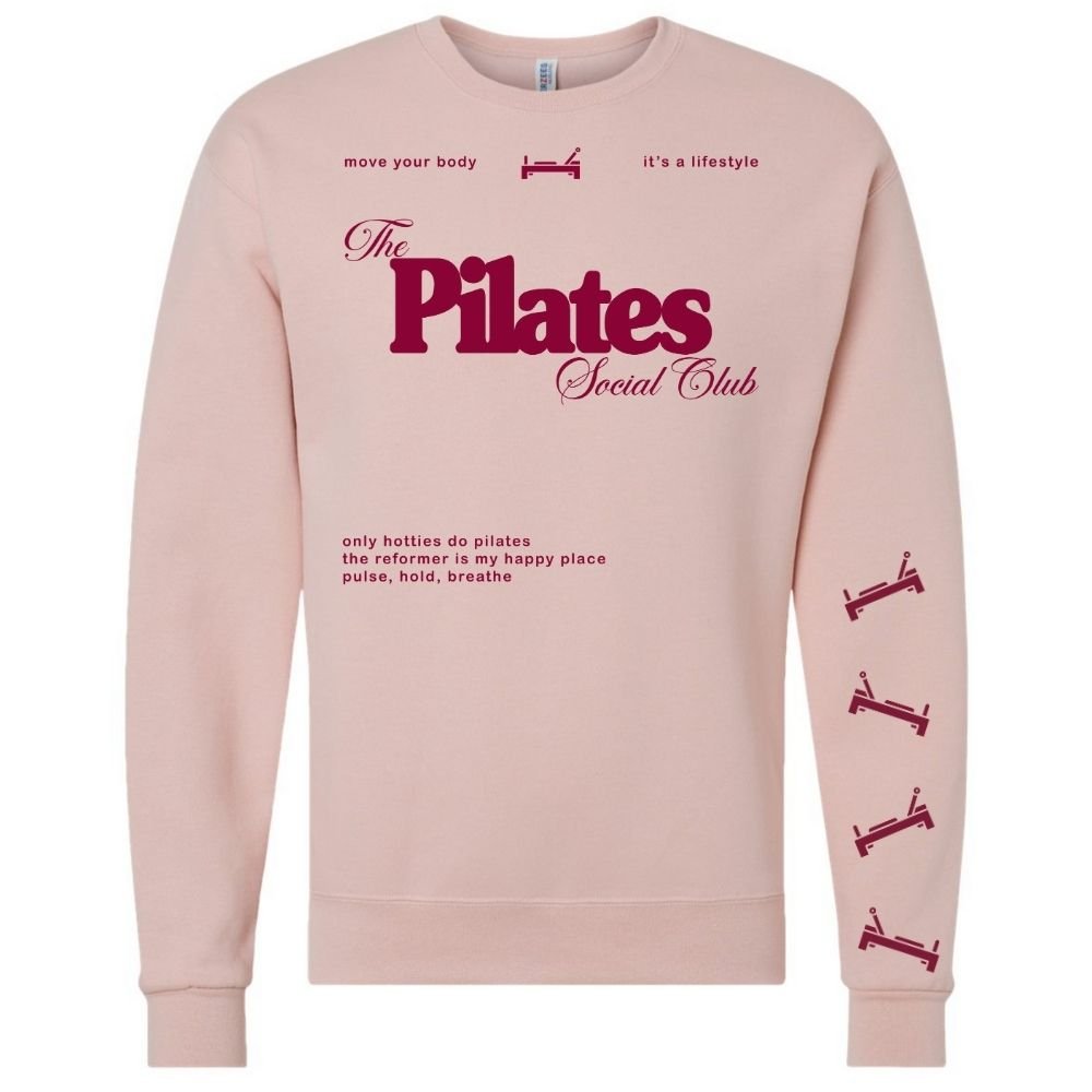 ‘Pilates Social Club' Crewneck Sweatshirt