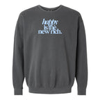 PUFF 'Happy Is The New Rich' Lightweight Sweatshirt