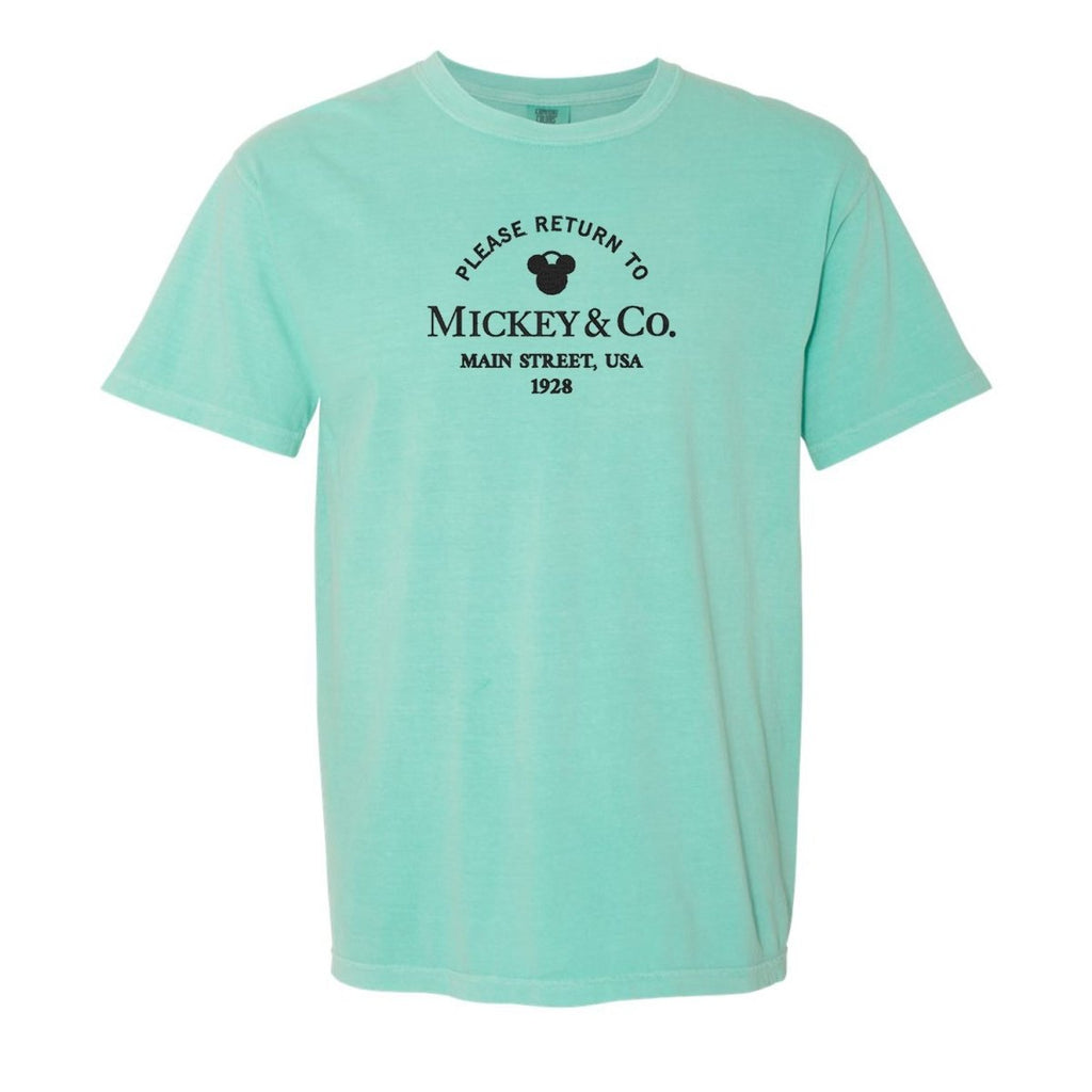 Return To Mickey & Co. Embroidered T-Shirt