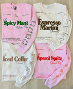 'Spicy Marg Social Club' Crewneck Sweatshirt