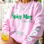 'Spicy Marg Social Club' Crewneck Sweatshirt