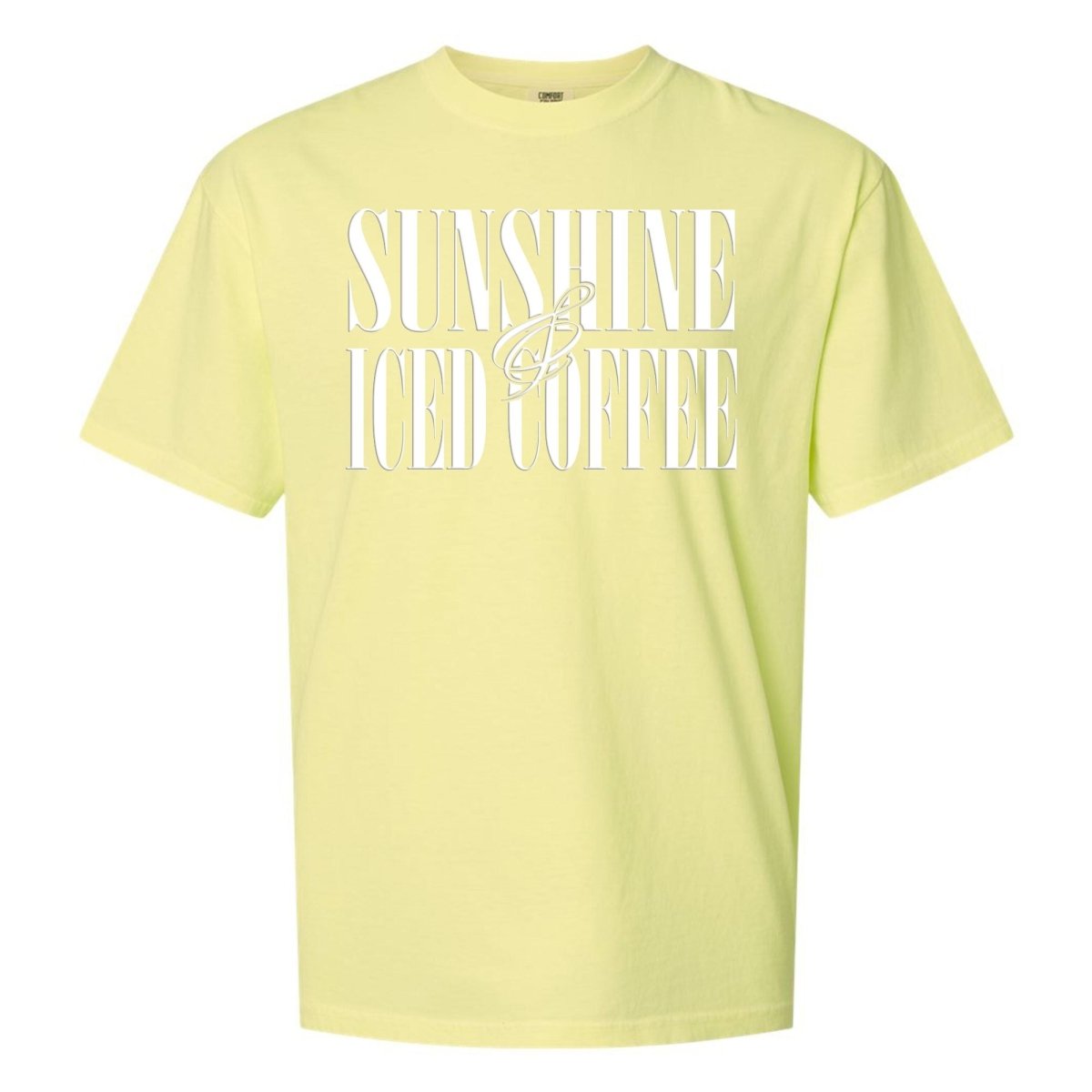 'Sunshine & Iced Coffee' PUFF T-Shirt