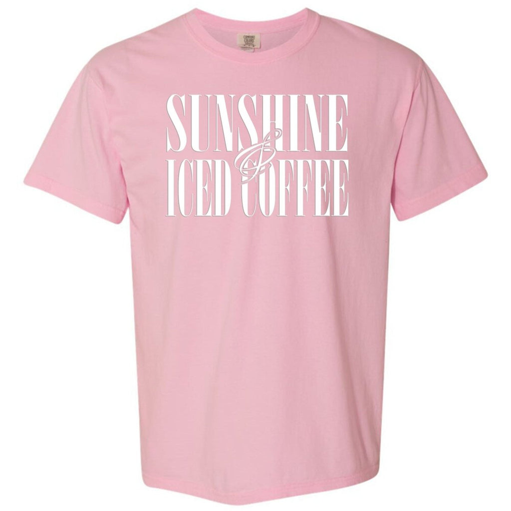 'Sunshine & Iced Coffee' PUFF T-Shirt